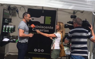 Entrevista para Antena 3 sobre nuestra marca Luminiscente Canarias
