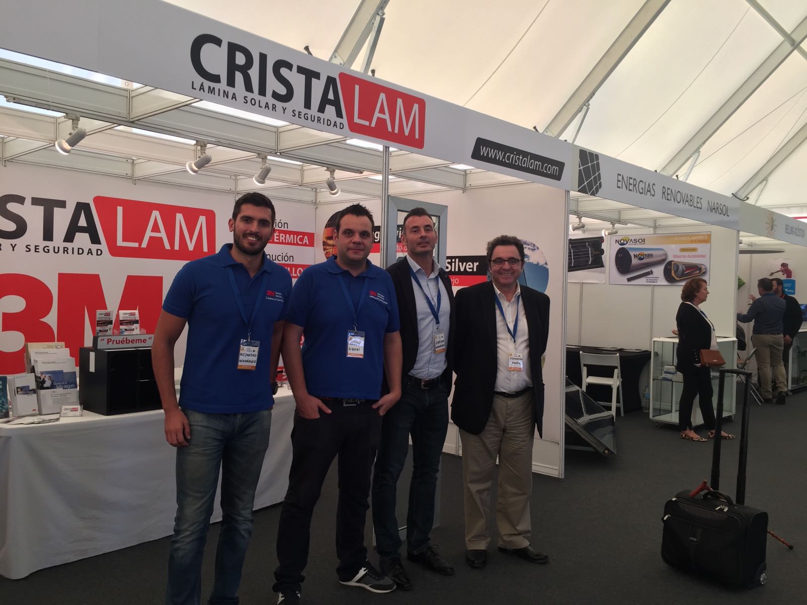 Equipo de Cristalam 3M para la Feria Internacional del Atlántico 2016 Equipo de Cristalam 3M para la Feria Internacional del Atlántico 2016